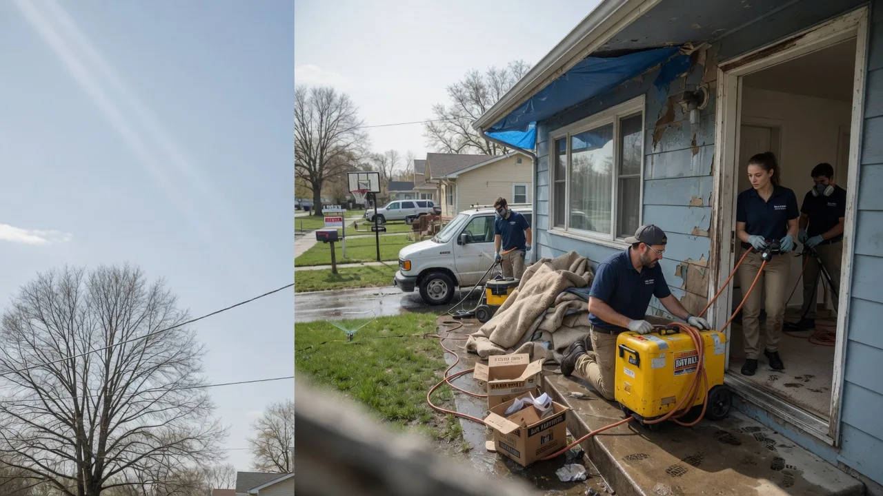 Basement Flood Cleanup in Aldrich, MO near me